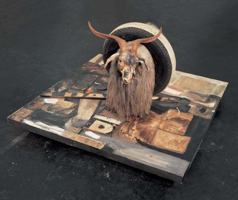 Artwork by Rauschenberg