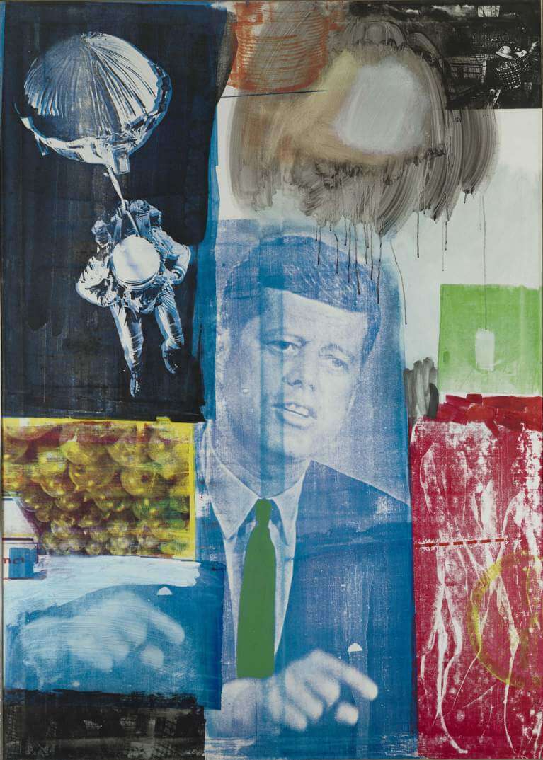 Artwork by Rauschenberg