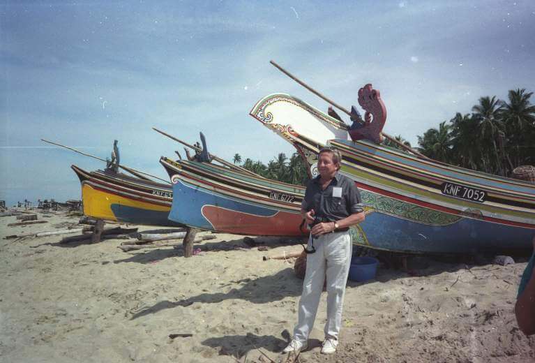 man on beach