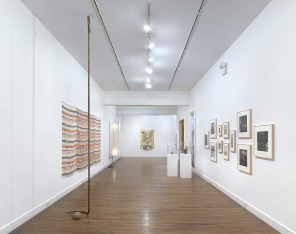 Installation photograph of Robert Rauschenberg: Disparate Visual Facts, Robert Rauschenberg Foundation, New York, Oct. 16, 2023–Jan. 5, 2024. Photo: Ron Amstutz