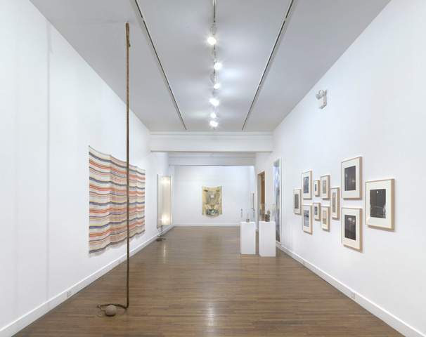 Installation photograph of Robert Rauschenberg: Disparate Visual Facts, Robert Rauschenberg Foundation, New York, Oct. 16, 2023–Jan. 5, 2024. Photo: Ron Amstutz