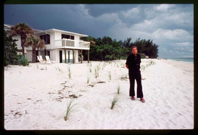 man on beach