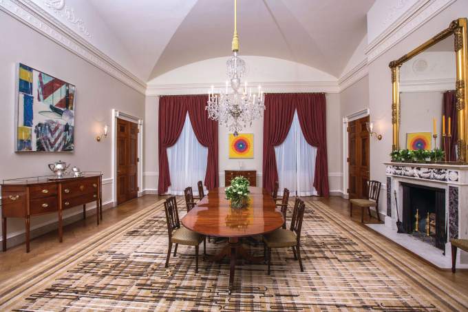 White House with Rauschenberg