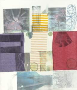 Artwork by Rauschenberg