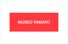Museo Tamayo white text red background
